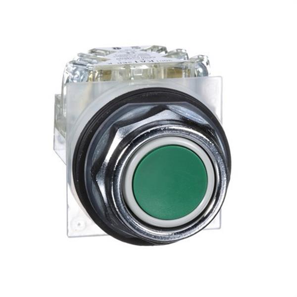 SCHNEIDER ELECTRIC 9001KR1GH13 Pulsador impulso rasante tipo 9001K verde