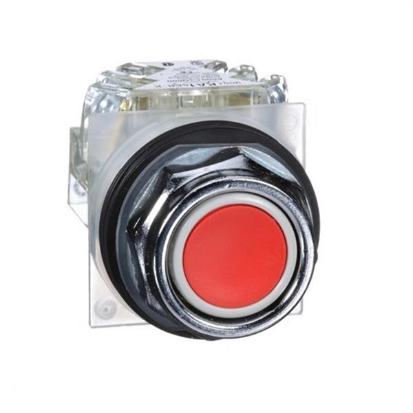 SCHNEIDER ELECTRIC 9001KR1RH13 Pulsador impulso rasante tipo 9001K rojo