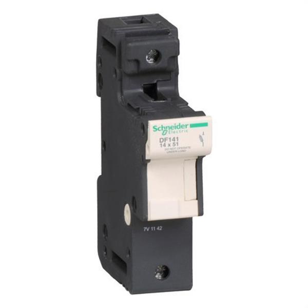 SCHNEIDER ELECTRIC DF141 Portafusibles sin piloto 1P 50A fusible 14x51