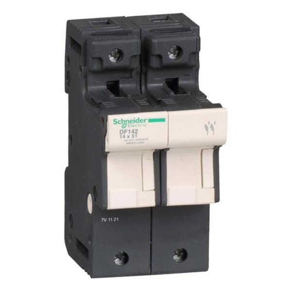 SCHNEIDER ELECTRIC DF142 Portafusibles 2P 50A 14x51mm