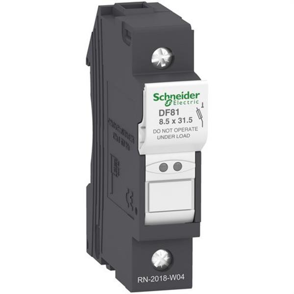 SCHNEIDER ELECTRIC DF81 Portafusibles sin piloto 1P 25A fusible 8,5x31,5