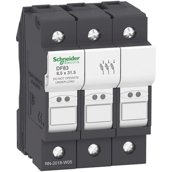 SCHNEIDER ELECTRIC DF83 Portafusibles 3P 25A 8,5x31,5mm