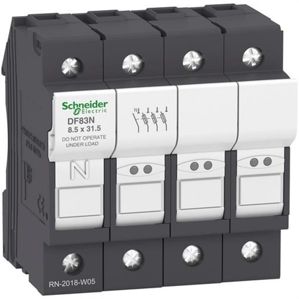 SCHNEIDER ELECTRIC DF83N Portafusibles 3P/N 25A 8,5x31,5mm