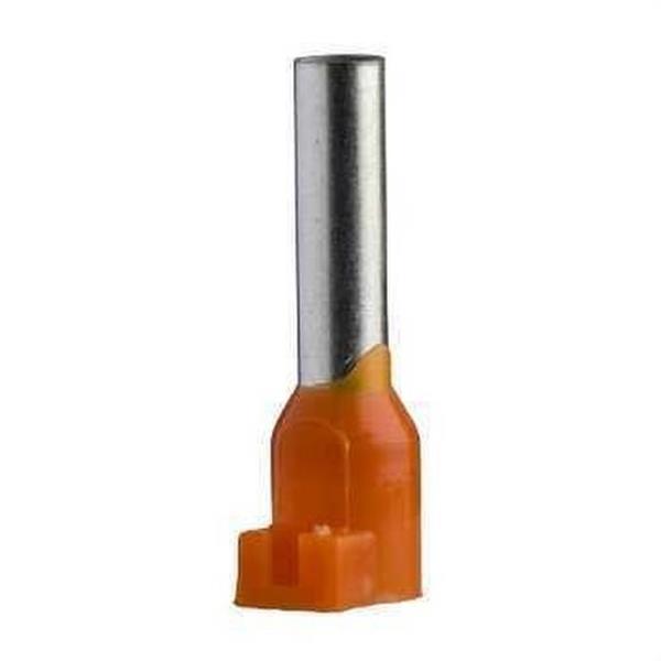 SCHNEIDER ELECTRIC DZ5CA043 Puntera etiquetable larga para conductor simple de 4mm² naranja