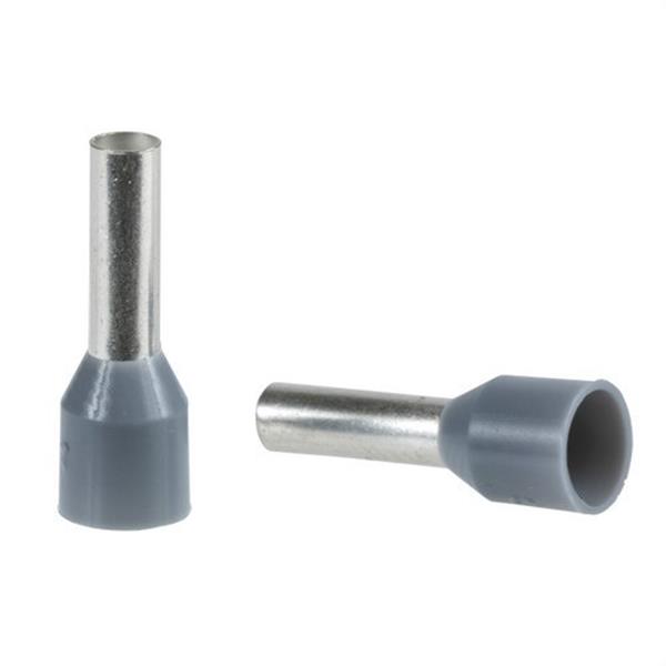 SCHNEIDER ELECTRIC DZ5CE025 Puntera media para conductor simple de 2,5mm² gris