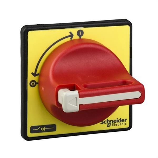 SCHNEIDER ELECTRIC KCF1PZ Mando giratorio frontal maneta roja con 1/3 candados