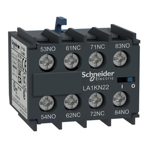 SCHNEIDER ELECTRIC LA1KN04 CONTACTO AUXILIAR INSTALACIÓN 4 NC