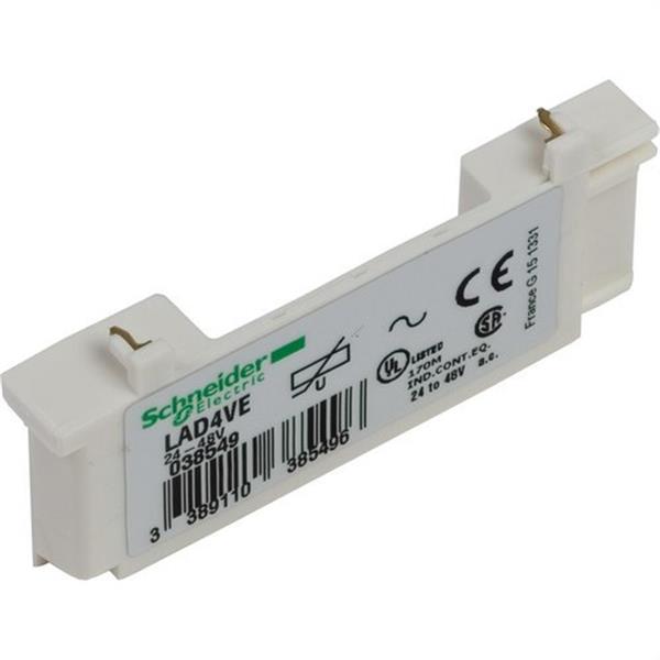 SCHNEIDER ELECTRIC LAD4RCE Módulo de antiparasitado circuito RC 24-48V