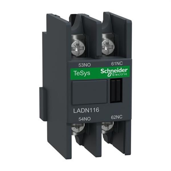 SCHNEIDER ELECTRIC LADN116 Bloque contacto auxiliar 1 NA/1 NC frontal anillo