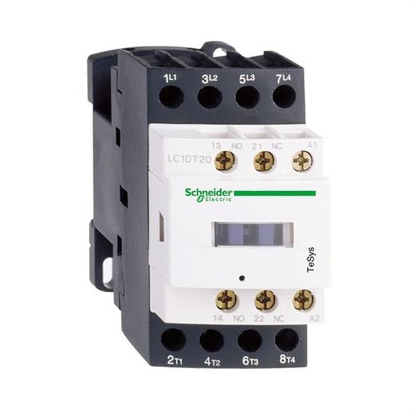 SCHNEIDER ELECTRIC LC1D098BD Contactor 20A 1 NA/1 NC 24V CC-AR antiparásito 2P
