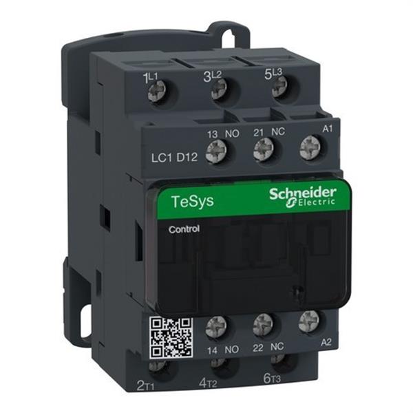 SCHNEIDER ELECTRIC LC1D12V7 Contactor 12A 1 NA/1 NC 400V 50-60Hz