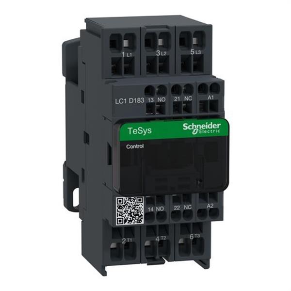 SCHNEIDER ELECTRIC LC1D183P7 Contactor 18A 1 NA/1 NC 230V 50-60Hz resorte