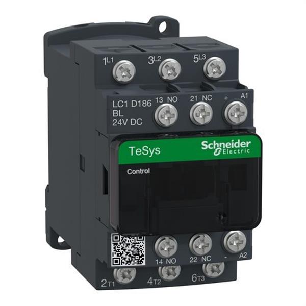 SCHNEIDER ELECTRIC LC1D186BL Contactor 18A 1 NA/1 NC 24V BC-AR antiparásito anillo