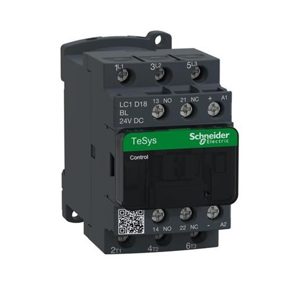 SCHNEIDER ELECTRIC LC1D18BL Contactor 18A 1 NA/1 NC 24V BC-AR antiparásito