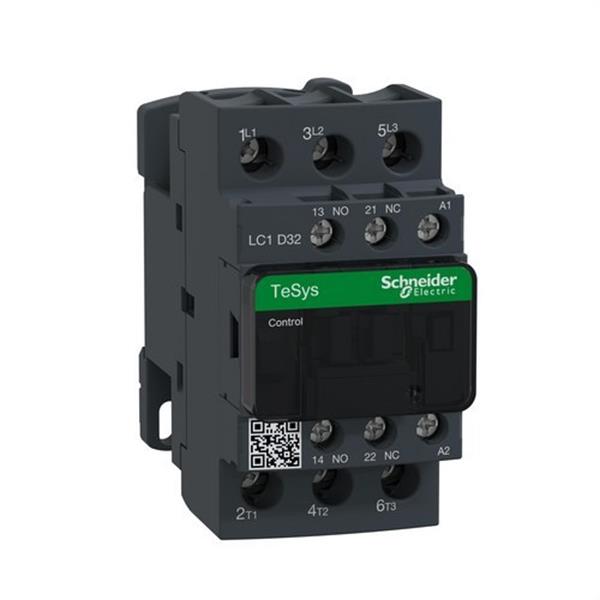 SCHNEIDER ELECTRIC LC1D32F7 Contactor 32A 1 NA/1 NC 110V 50-60Hz