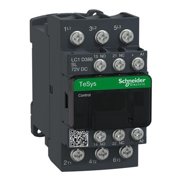 SCHNEIDER ELECTRIC LC1D386SL Contactor 38A 1 NA/1 NC 72V BC-AR antiparásito anillo