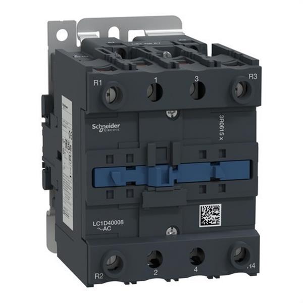 SCHNEIDER ELECTRIC LC1D40008E7 Contactor 40A 2P+2R 48V 50-60Hz