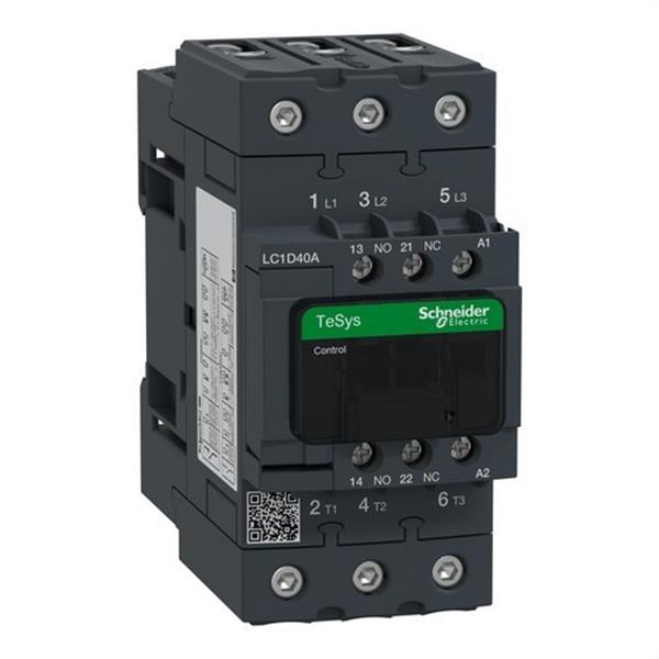 SCHNEIDER ELECTRIC LC1D40AV7 Contactor EVERLINK 3P AC3 440V 40A 400V V7