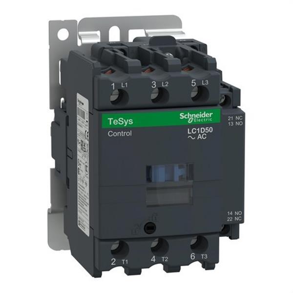 SCHNEIDER ELECTRIC LC1D50P7 Contactor 50A 1 NA/1 NC 230V 50-60Hz