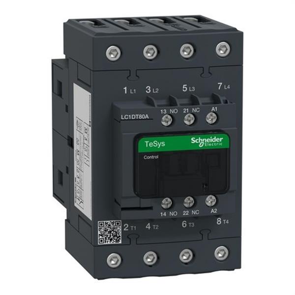 SCHNEIDER ELECTRIC LC1DT80AP7 Contactor tetrapolar EVERLINK 4P AC-1 80A P7