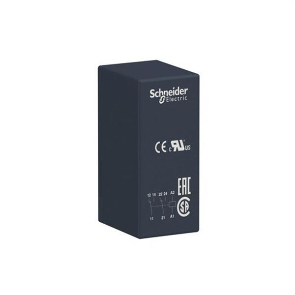 SCHNEIDER ELECTRIC RSB2A080B7 Relé enchufable 2 NA/NC 8A 24V AC