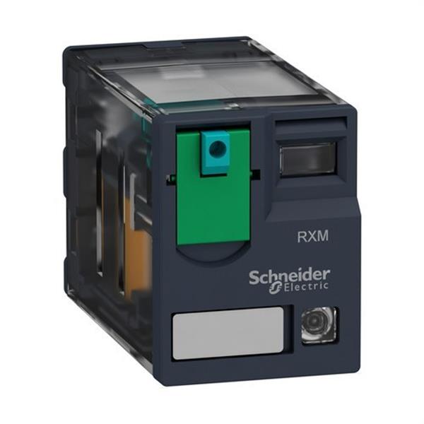 SCHNEIDER ELECTRIC RXM4AB2BD Relé miniatura + LED 6A 4 NA/NC 24V DC