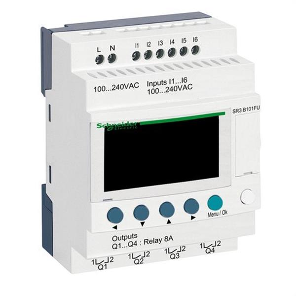 SCHNEIDER ELECTRIC SR3B101FU Relé programable módulo 100-240V E/S 10