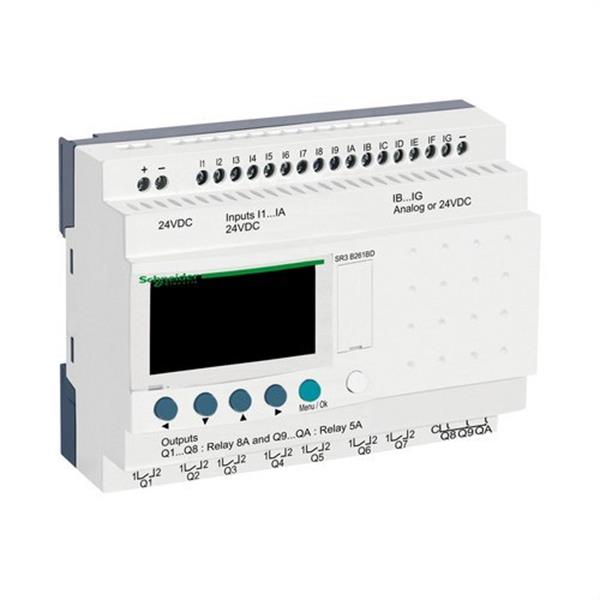 SCHNEIDER ELECTRIC SR3B261BD Relé programable módulo 24V E/S 26