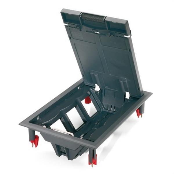 SCHNEIDER ELECTRIC U44.112 Caja de suelo con 6 mecanismos 45x45mm