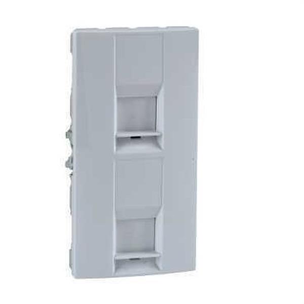 SCHNEIDER ELECTRIC U9.462.18 TAPA DOBLE PARA CONECTOR BLANCO SERIE UNICA SYSTEM