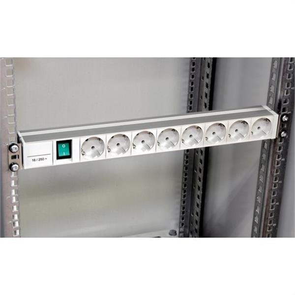 SCHNEIDER ELECTRIC NSYAPU19S8S Base 1U 8 tomas + interruptor 19P VDE