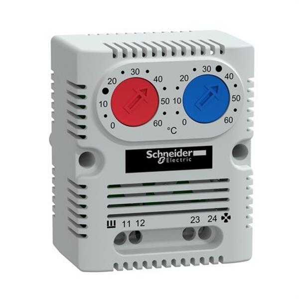 SCHNEIDER ELECTRIC NSYCCOTHD Termostato doble CA/CC 120V CA 15A