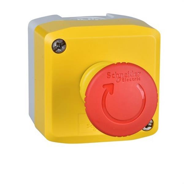 SCHNEIDER ELECTRIC XALK178F Caja pulsador seta diámetro 40 giro 2 NC antifraude