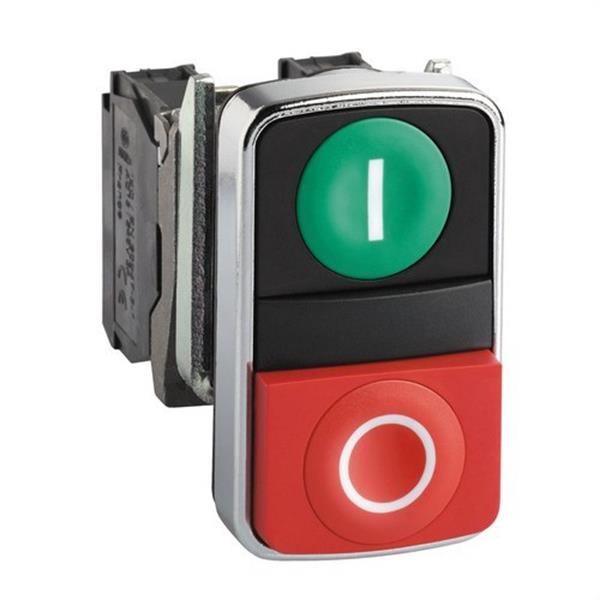 SCHNEIDER ELECTRIC XB4BL73415 Pulsador doble RL-IP66 verde