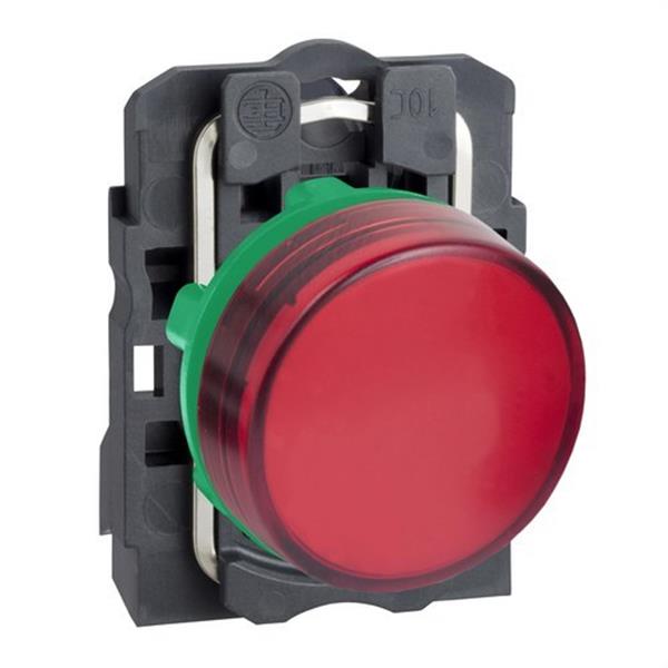 SCHNEIDER ELECTRIC XB5AVB4 Piloto LED diámetro 22 24V rojo embellecedor plástico