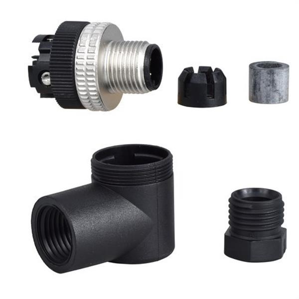 TELEMECANIQUE XZCC12MCM40B Conector M12 metal macho 90 4B