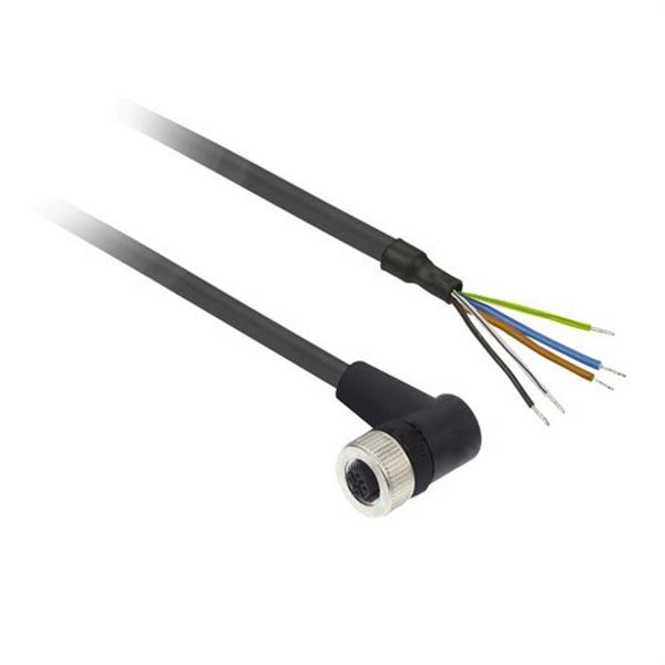 TELEMECANIQUE XZCP1264L10 Prolongador hembra M12 acodados 10m