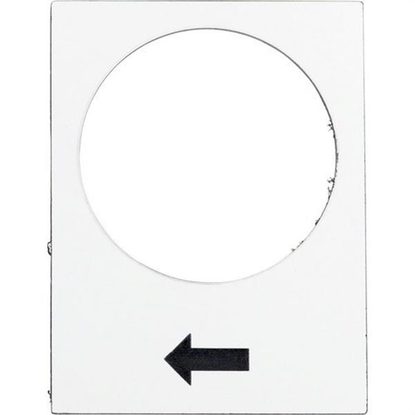 SCHNEIDER ELECTRIC ZB2BY4901 Etiqueta 30x40mm blanco subir o derecha PV
