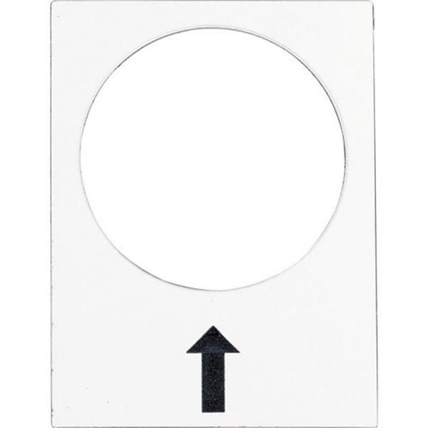 SCHNEIDER ELECTRIC ZB2BY4907 Etiqueta 30x40mm blanco derecha PV