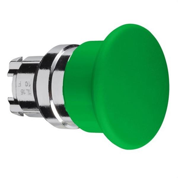 SCHNEIDER ELECTRIC ZB4BC3 Cabeza pulsador seta diámetro 22 40mm verde embellecedor metálico