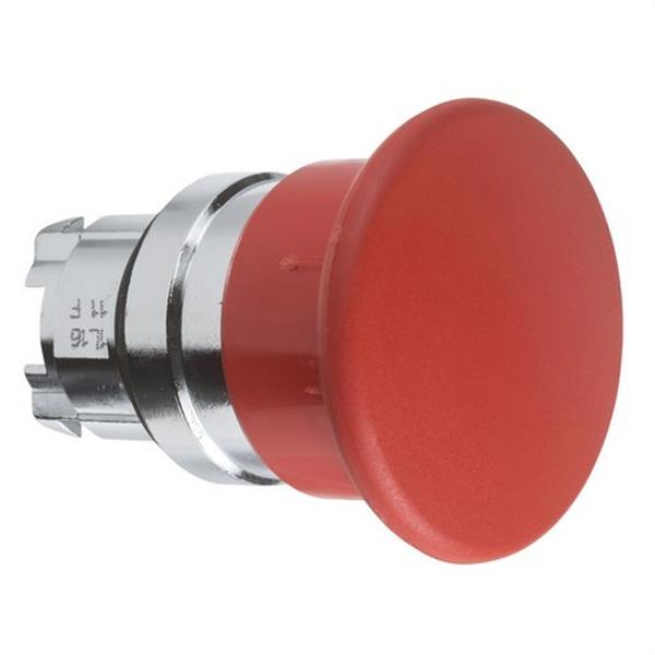 SCHNEIDER ELECTRIC ZB4BC4 Cabeza pulsador seta diámetro 22 40mm roja embellecedor metálico
