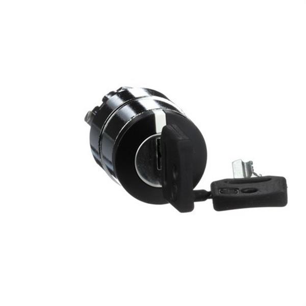 SCHNEIDER ELECTRIC ZB4BG2 Cabeza selector diámetro 22 llave 2 fijación embellecedor metálico