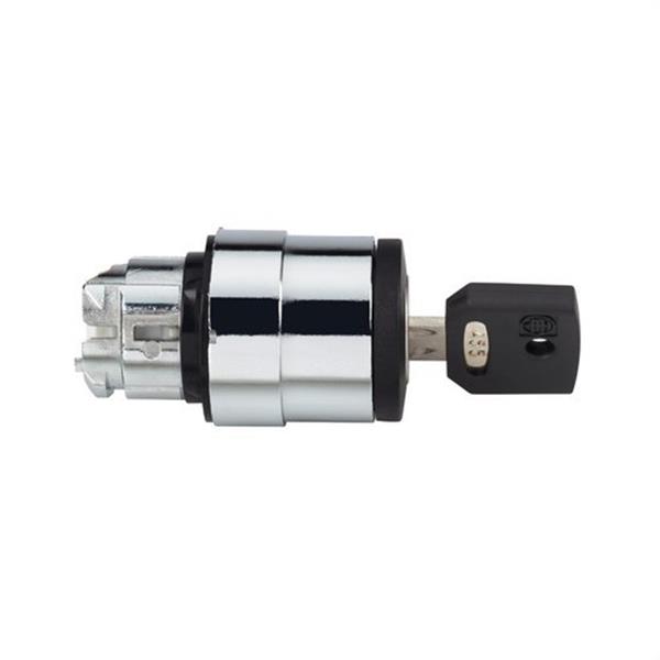 SCHNEIDER ELECTRIC ZB4BG5 Cabeza selector diámetro 22 llave 3 fijación embellecedor metálico