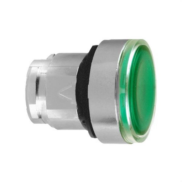 SCHNEIDER ELECTRIC ZB4BH033 Cabeza pulsador luminoso LED rasante P-P verde