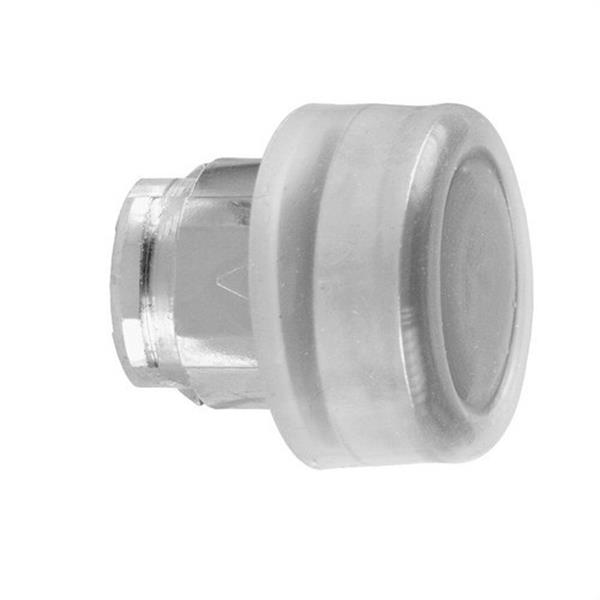SCHNEIDER ELECTRIC ZB4BP2 Cabeza pulsador diámetro 22 con capuchón transparente negro embellecedor metálico