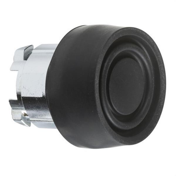 SCHNEIDER ELECTRIC ZB4BP2S Cabeza pulsador capuchón silicona negro