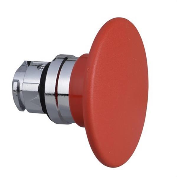 SCHNEIDER ELECTRIC ZB4BR4 Cabeza pulsador seta diámetro 22 60mm roja embellecedor metálico