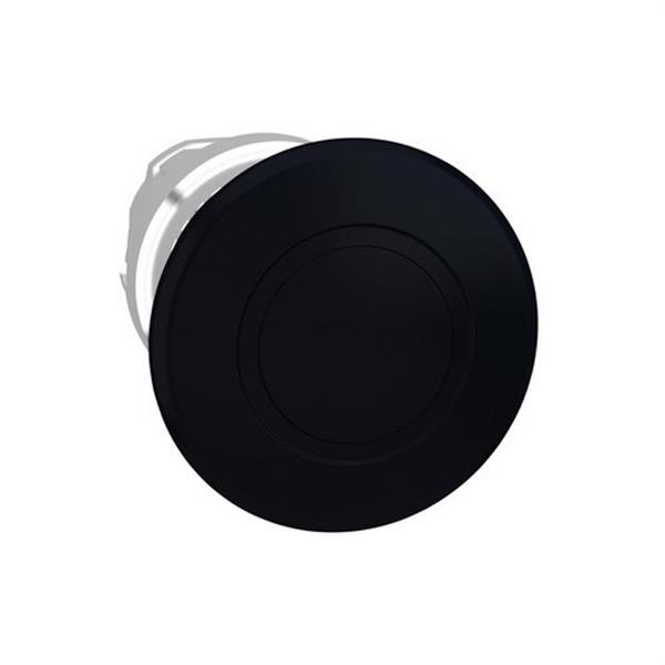 SCHNEIDER ELECTRIC ZB4BT2 Cabeza pulsador seta diámetro 40 pulsar - tirar negra embellecedor metálico