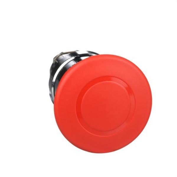 SCHNEIDER ELECTRIC ZB4BT84 Cabeza pulsador seta diámetro 40 pulsar - tirar roja embellecedor metálico