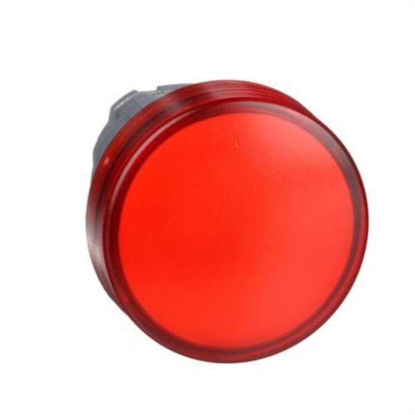 SCHNEIDER ELECTRIC ZB4BV043 Cabeza piloto luminoso diámetro 22 redonda con lente lisa rojo